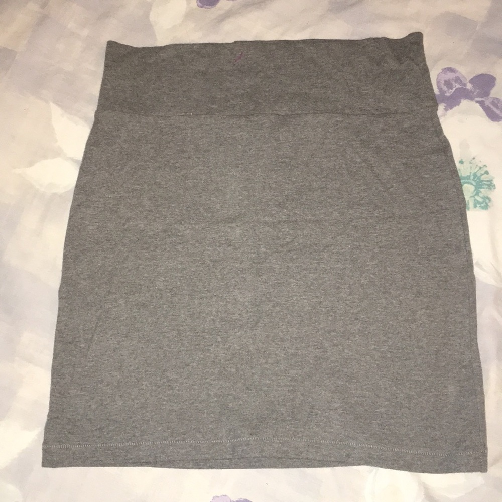 Gray bandage skirt